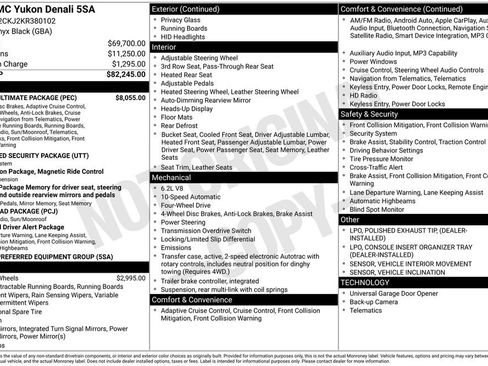 Certified 2019 GMC Yukon Denali w/ Denali Ultimate Package AWD/4WD image 51