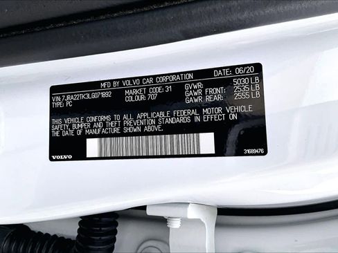 Used 2020 Volvo S60 T6 Momentum image 38