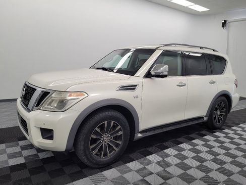 Used 2017 Nissan Armada Platinum w/ Captain Seat Package RWD image 2