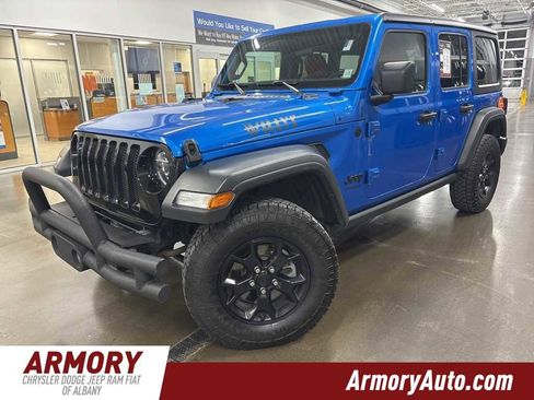 Used 2021 Jeep Wrangler Unlimited Sport image 1
