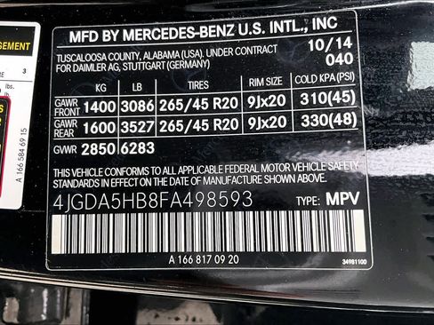 Used 2015 Mercedes-Benz ML 350 ML 350 image 34