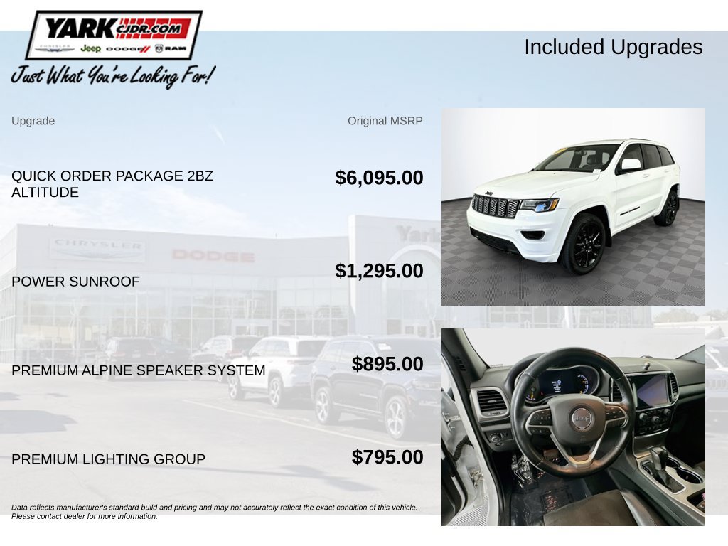 Certified 2020 Jeep Grand Cherokee Altitude AWD/4WD image 6