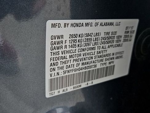 Used 2017 Honda Pilot Elite image 32