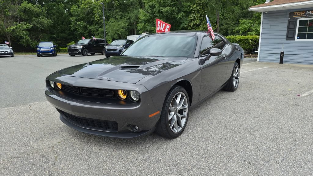 Used 2021 Dodge Challenger SXT w/ Blacktop Package RWD image 1