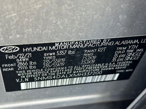 Used 2021 Hyundai Santa Fe Limited w/ Cargo Package image 28