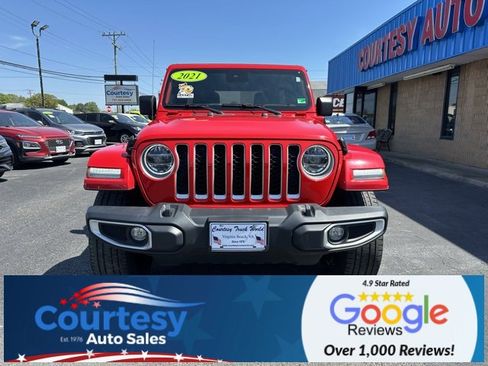 Used 2021 Jeep Wrangler Unlimited Sahara w/ Cold Weather Group image 2