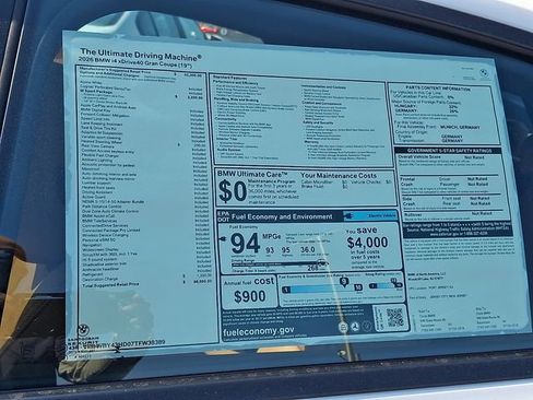 New 2026 BMW i4 xDrive40i w/ M Sport Package AWD/4WD image 24