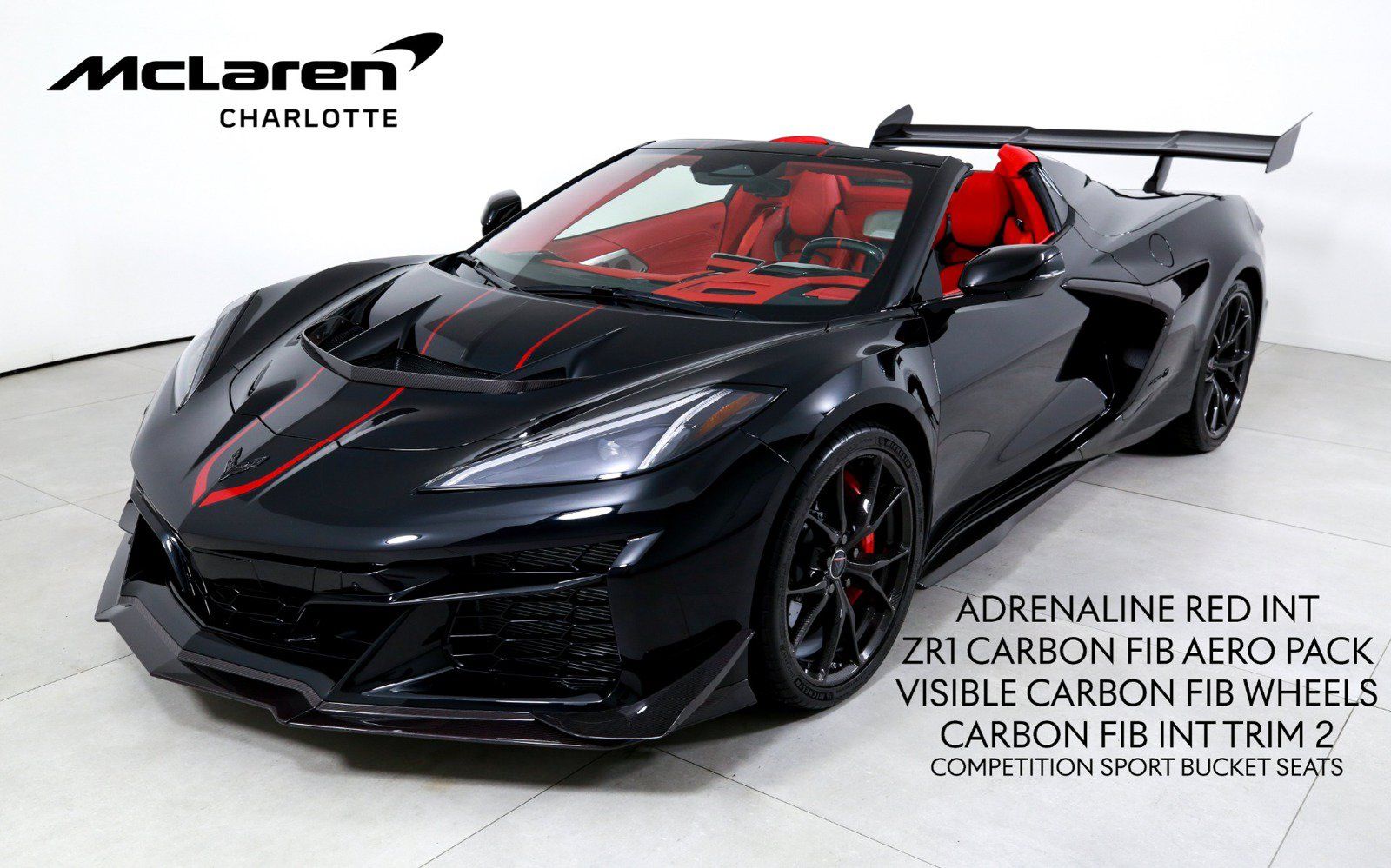 Used 2026 Chevrolet Corvette ZR1 w/ ZR1 Carbon Fiber Aero Package RWD image 1