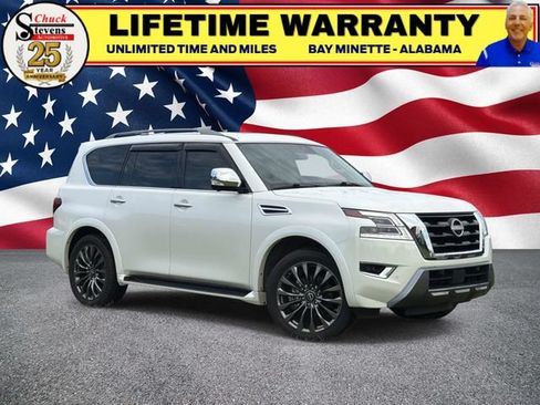Used 2023 Nissan Armada Platinum w/ Captain's Chairs Package AWD/4WD image 1