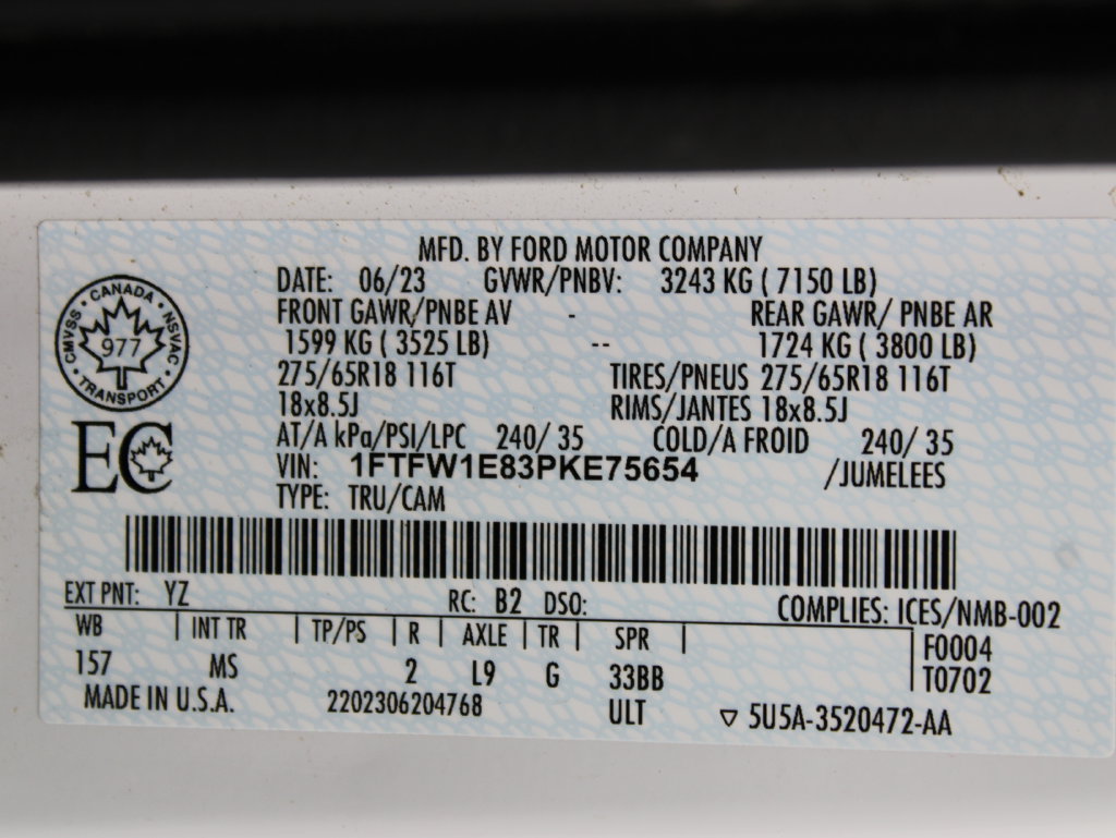 Used 2023 Ford F150 XLT w/ Trailer Tow Package AWD/4WD image 80