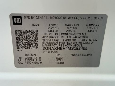 Used 2021 Chevrolet Equinox LS w/ LS Convenience Package image 22