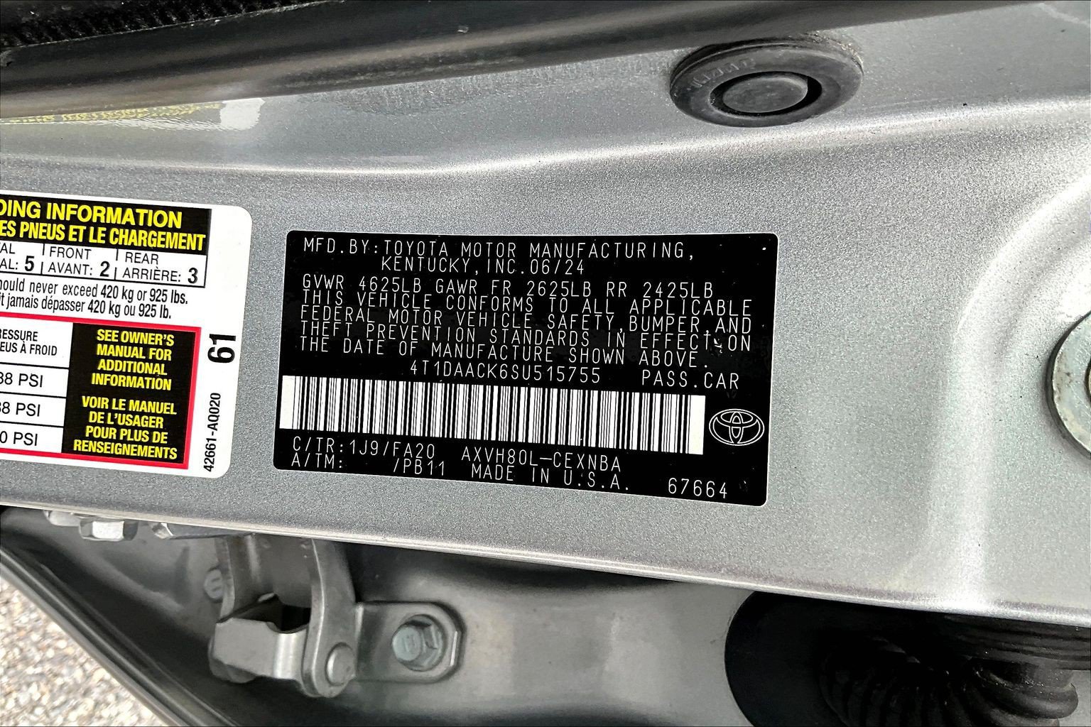 Used 2025 Toyota Camry LE FWD image 17