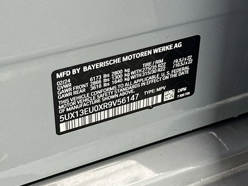 Certified 2024 BMW X5 sDrive40i w/ M Sport Package RWD image 36