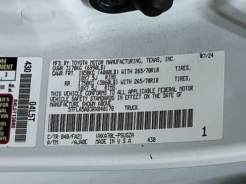Used 2024 Toyota Tundra SR5 w/ SX Package RWD image 28