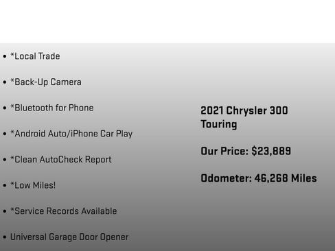 Used 2021 Chrysler 300 Touring w/ Driver Convenience Group RWD image 12