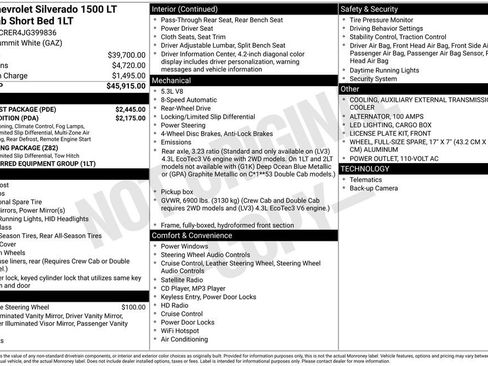 Used 2018 Chevrolet Silverado 1500 LT w/ LT Eassist Package image 12