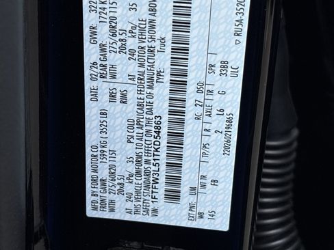 Used 2026 Ford F150 XLT w/ Equipment Group 302A MID AWD/4WD image 28