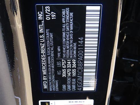 Certified 2023 Mercedes-Benz EQE 350+ 4MATIC SUV image 7