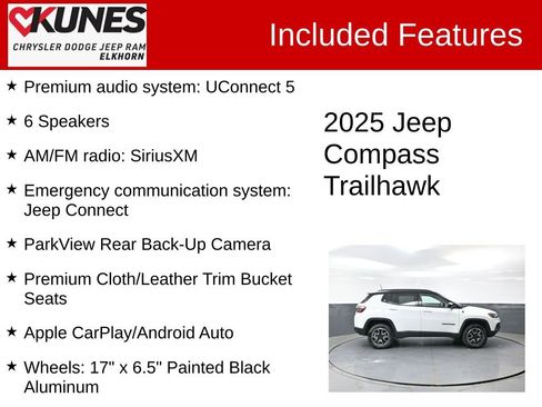 Used 2025 Jeep Compass Trailhawk AWD/4WD image 4
