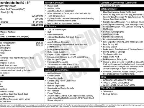 Certified 2024 Chevrolet Malibu RS image 6