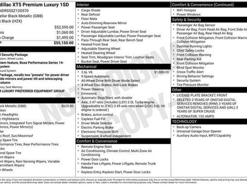 Certified 2025 Cadillac XT5 Premium Luxury AWD/4WD image 34