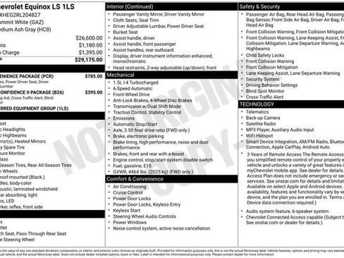 Certified 2024 Chevrolet Equinox LS w/ LS Convenience Package FWD image 7