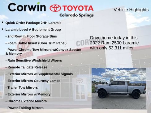 Used 2022 RAM 2500 Laramie w/ Night Edition AWD/4WD image 7