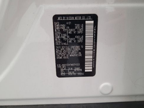 Used 2021 Nissan Armada Platinum w/ Captain's Chairs Package RWD image 33