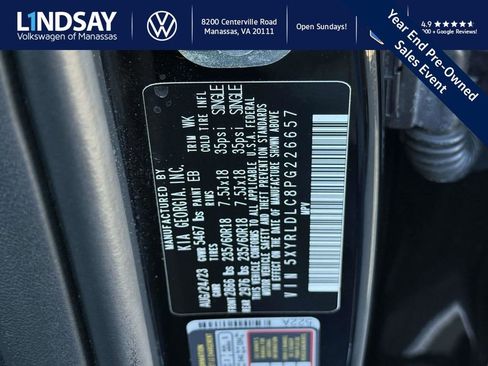 Used 2023 Kia Sorento S w/ Panoramic Sunroof Package image 26