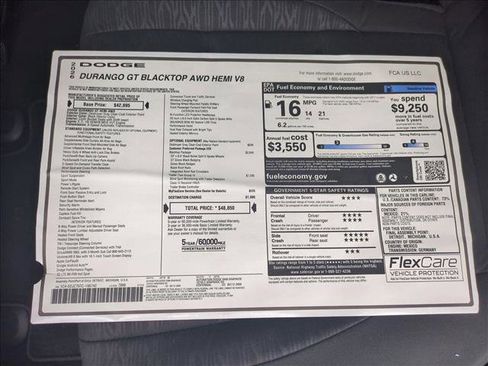 New 2026 Dodge Durango GT w/ Blacktop Package image 18