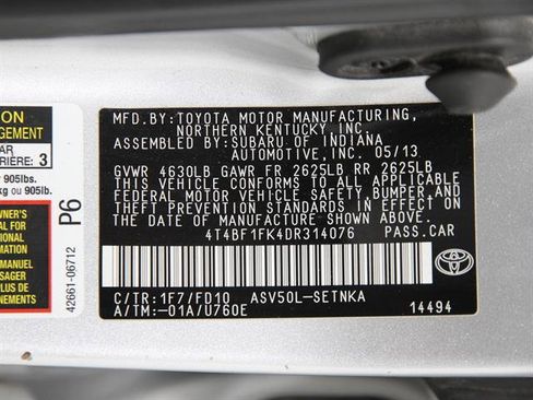 Used 2013 Toyota Camry LE image 20