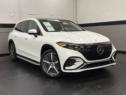 Used 2023 Mercedes-Benz EQS 450+ SUV w/ AMG Line Exterior Package image 2