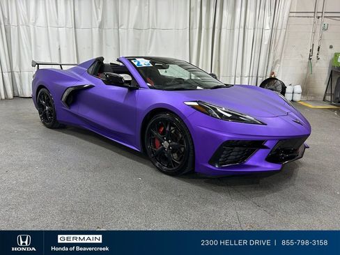 Used 2023 Chevrolet Corvette Stingray Premium Conv w/ Z51 Performance Package RWD image 3