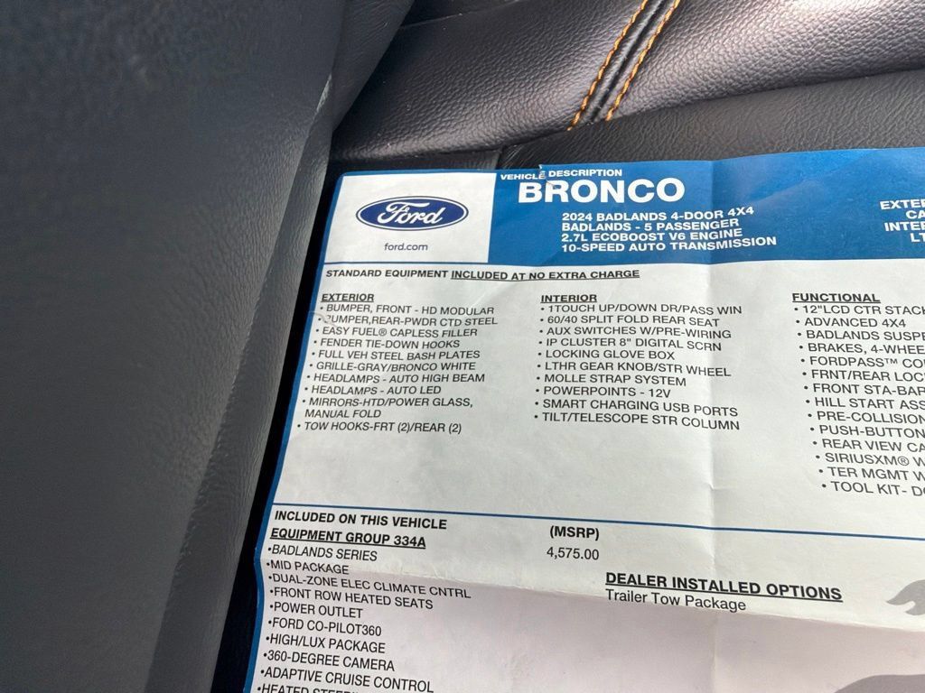 Used 2024 Ford Bronco Badlands AWD/4WD image 39