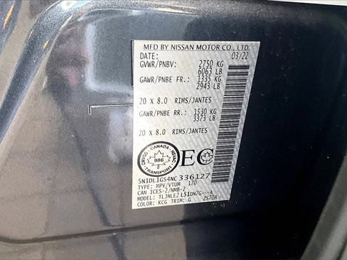 Used 2022 INFINITI QX60 Sensory image 41