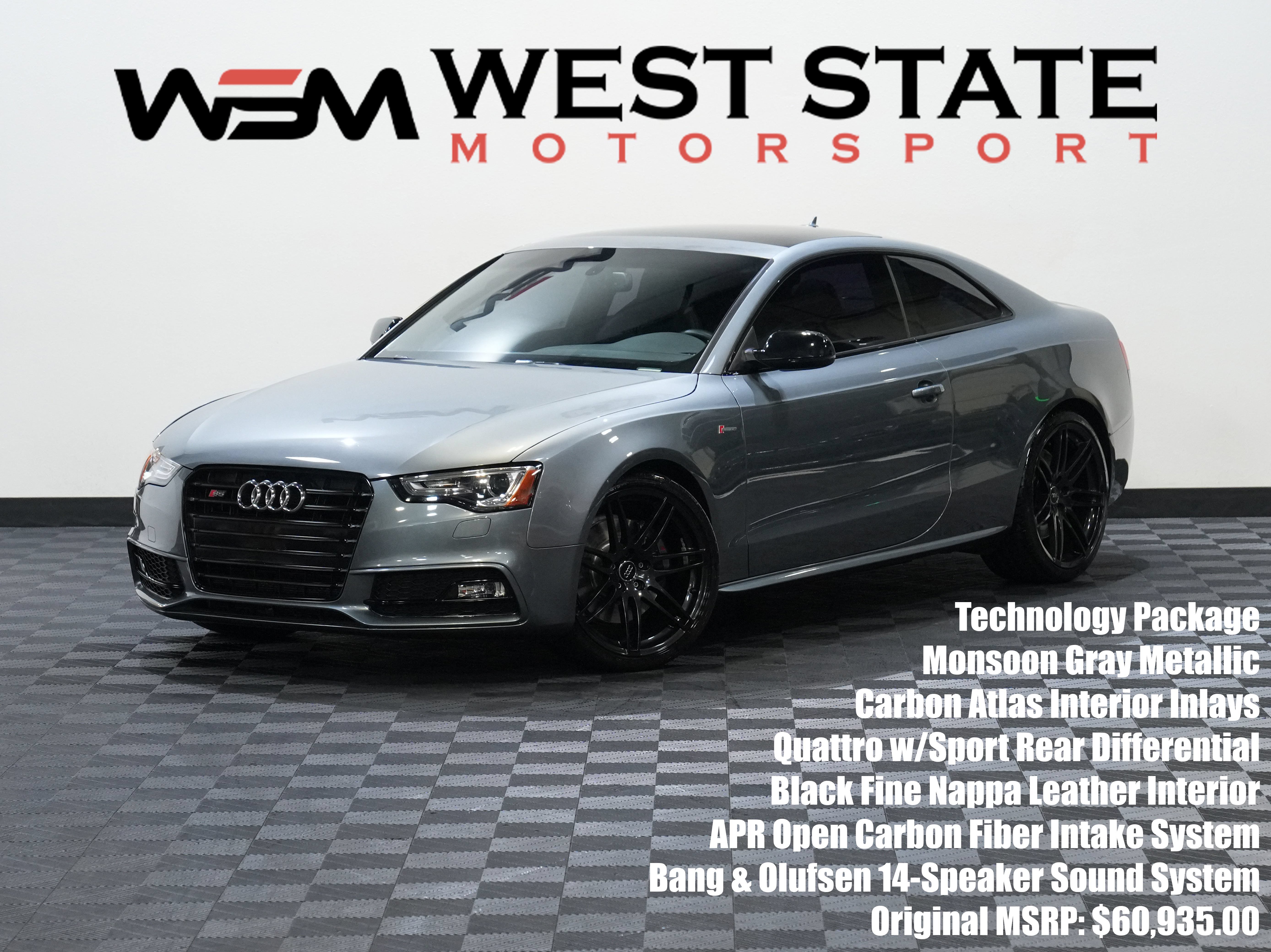 Used 2017 Audi S5 3.0T Coupe w/ Technology Package AWD/4WD image 1