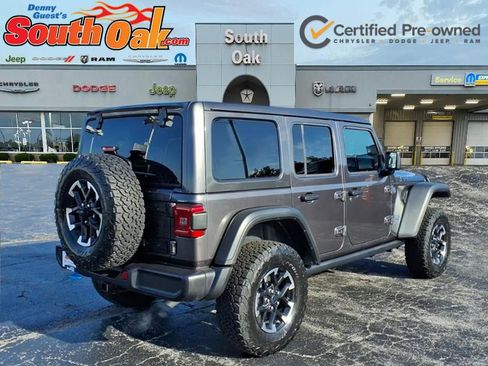 Certified 2025 Jeep Wrangler Unlimited Rubicon 4xe w/ Convenience Group AWD/4WD image 3