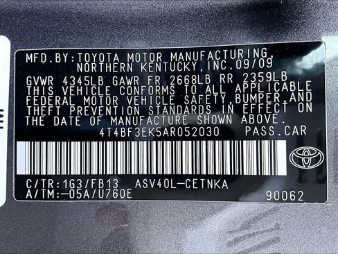 Used 2010 Toyota Camry LE FWD image 35