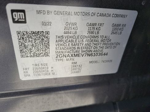 Certified 2022 Chevrolet Equinox RS w/ RS Leather Package FWD image 32