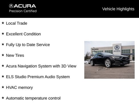 Certified 2023 Acura TLX w/ Technology Package image 5