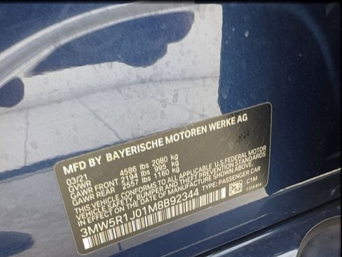 Used 2021 BMW 330i Sedan w/ Driving Assistance Package RWD image 50