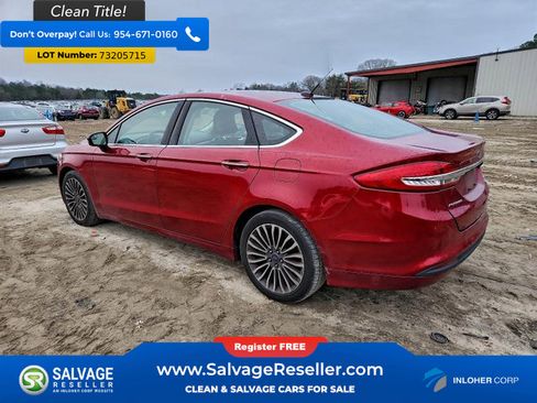 Used 2017 Ford Fusion SE w/ Fusion SE Technology Package image 3