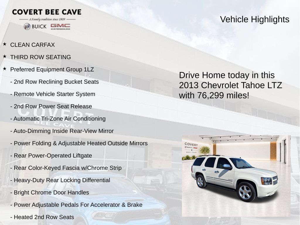 Used 2013 Chevrolet Tahoe LTZ RWD image 6