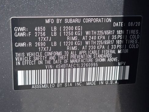 Used 2020 Subaru Outback Premium w/ Popular Package #1 AWD/4WD image 31