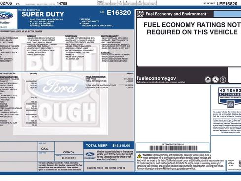 Used 2020 Ford F350 XL w/ STX Appearance Package image 7