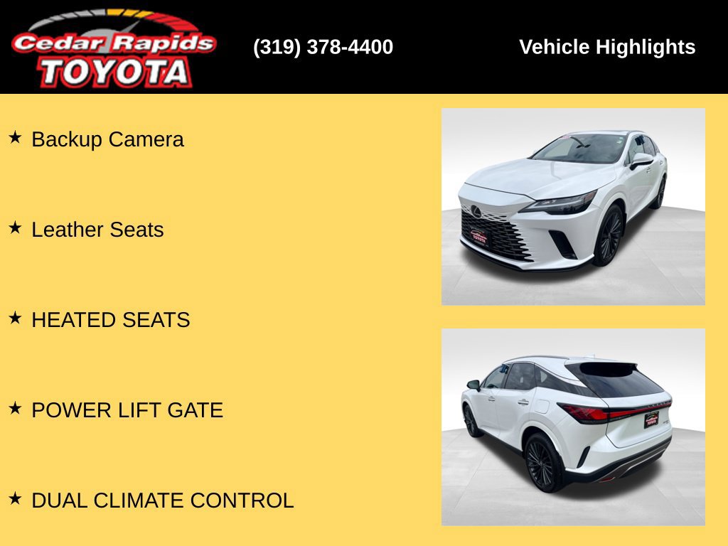 Used 2025 Lexus RX 350 Premium w/ Convenience Package AWD/4WD image 15