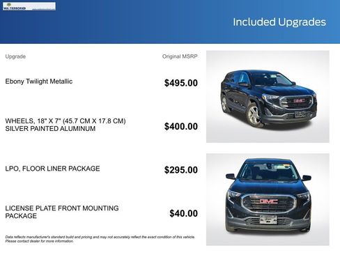 Used 2020 GMC Terrain SLE w/ LPO, Floor Liner Package image 15