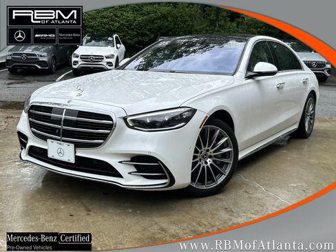 Certified 2025 Mercedes-Benz S 580 4MATIC Sedan w/ AMG Line Package image 1