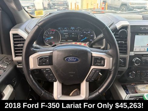 Used 2018 Ford F350 Lariat w/ Lariat Value Package AWD/4WD image 2
