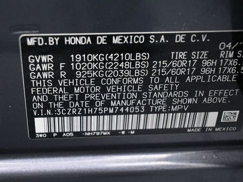 Used 2023 Honda HR-V EX-L image 18
